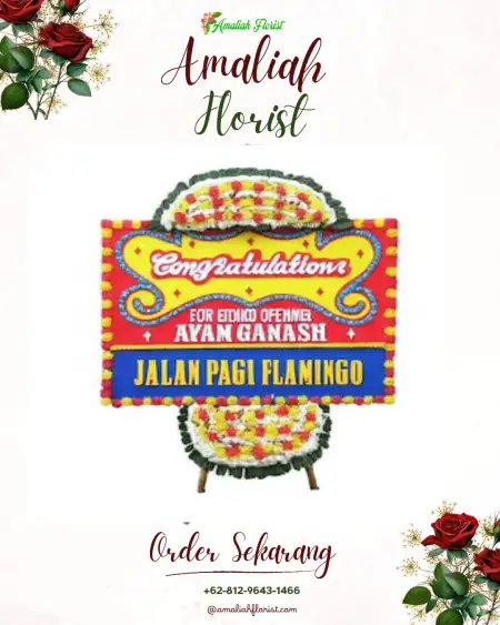 Sewa Papan Bunga Pamarican